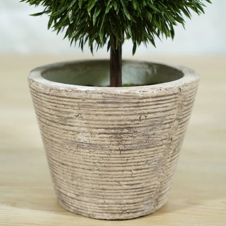 Cheap Artificial Grass Ball Tabletop Decoration Bonsai Ornaments