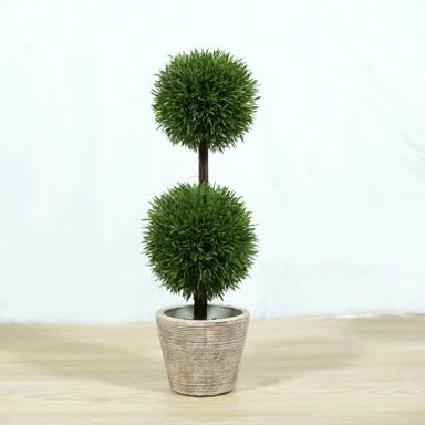 Barato grama artificial bola decoração de mesa bonsai ornamentos