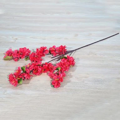 Ramo de flor de seda artificial decorativo peônia
