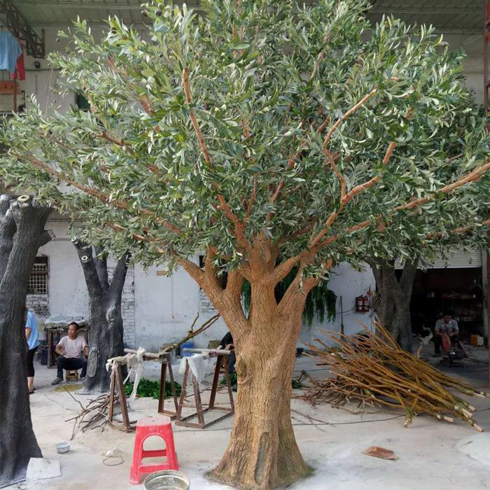 5m Bespoke Big Artificial Olive Trees For Hotel Decoration