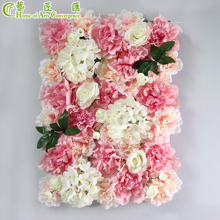 Blue Silk Flower Wall Panels Wedding Backdrop